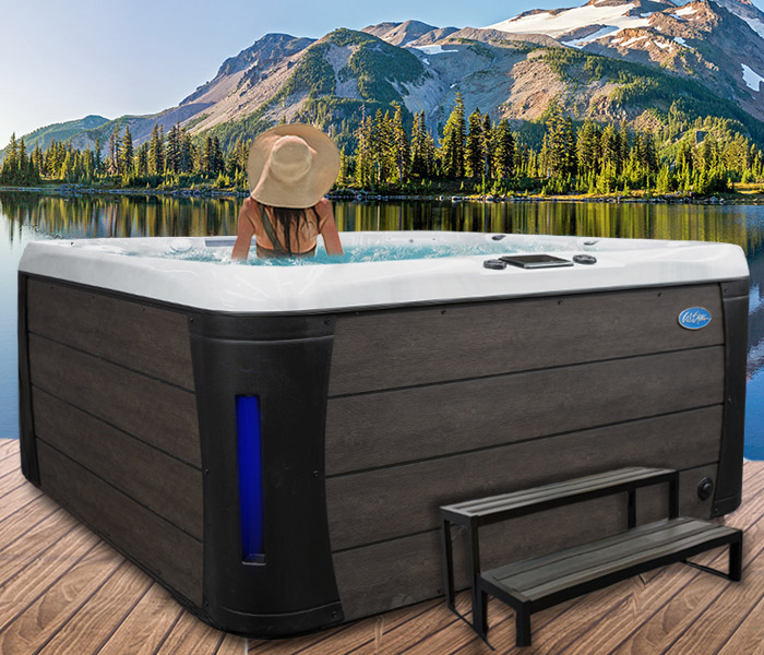Calspas hot tub being used in a family setting - hot tubs spas for sale New Zealand